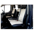 FORD TRANSIT VAN 9 SEATER & 6 SEATER 2012-2024, Leatherette tailor made seat covers made to fit FORD TRANSIT 9/6 Seater 2012-2024. perfectly! FORD TRANSIT 9/6 Seater for 2012-2024 Models. The covers are packed and ready to despatch within 4 working days.