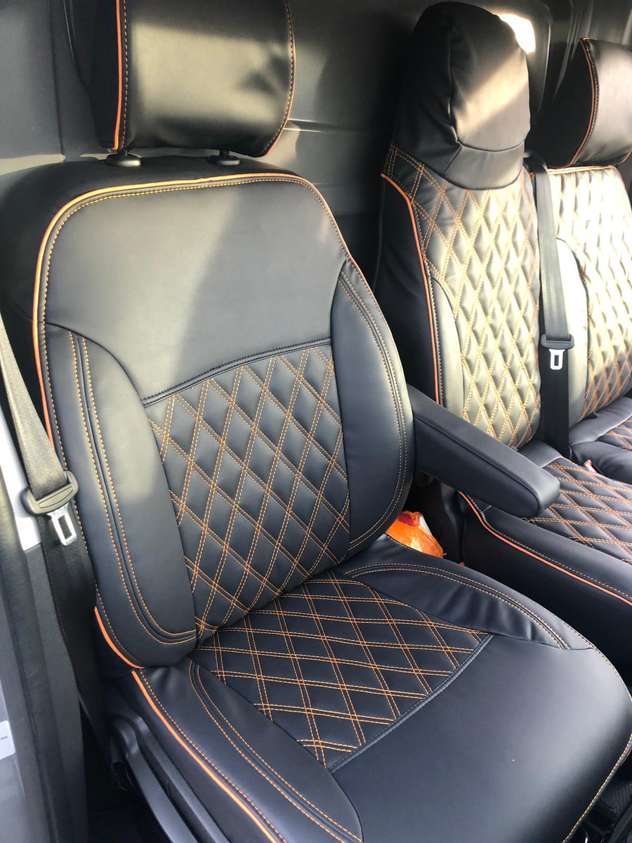 AutoLeathers custom-fit leather seat covers