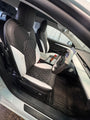 AutoLeathers custom-fit leather seat covers on 5-seater front seats and cab