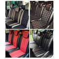 VW SHARAN 7 SEATER SEATS 2008-2015, Leatherette tailor made seat covers made to fit a VW Sharan perfectly! Sharan 7 Seater for 2008-2015 Models. The covers are packed and ready to despatch within 3 working days. Want to avoid delivery charges and want fit