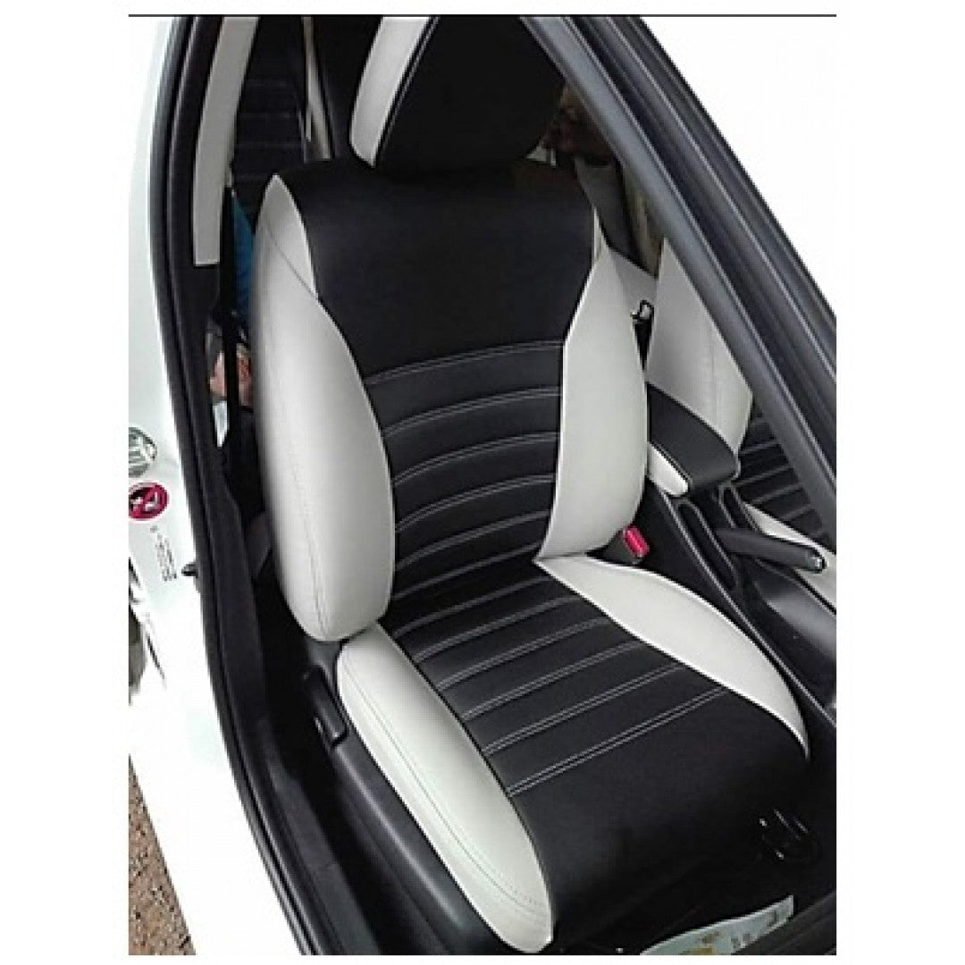 Seat covers being fitted in an AutoLeathers workshop