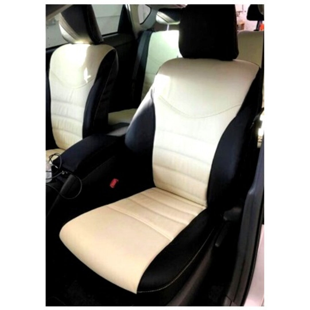 Seat covers being fitted in an AutoLeathers workshop