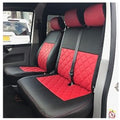 VW TRANSPORTER T5 9/6 SEATER SEATS 2008-2015, VW TRANSPORTER T5 9/6 SEATER SEATS 2008-2015, Leatherette tailor made seat covers made to fit a VW transport T5 perfectly! Transporter T5 9 Seater for 2008-2015 Models. Introducing our custom-made, hard-wearin